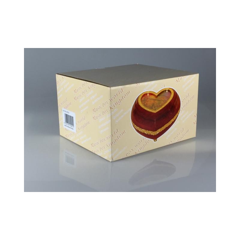 Heart-shaped jewelry box