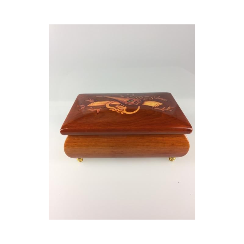 Classical jewelry box with instrument 