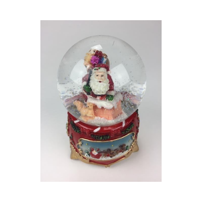 Snow globe Santa Claus 80mm
