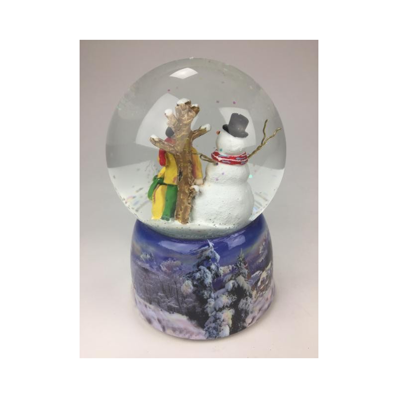 Snow globe with snowman