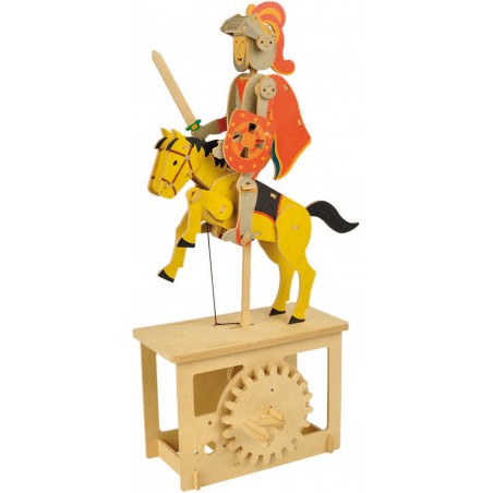 Wooden edgy construction kit “Red Knight “