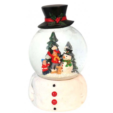 Musicbox “snowglobe with hat”