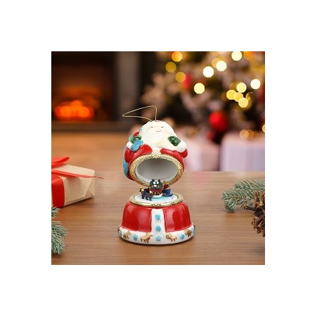 Porcelain Music Box – Santa