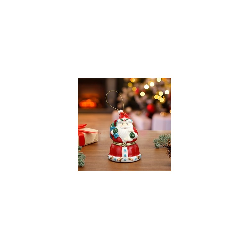 Caja de música de porcelana - Santa Claus