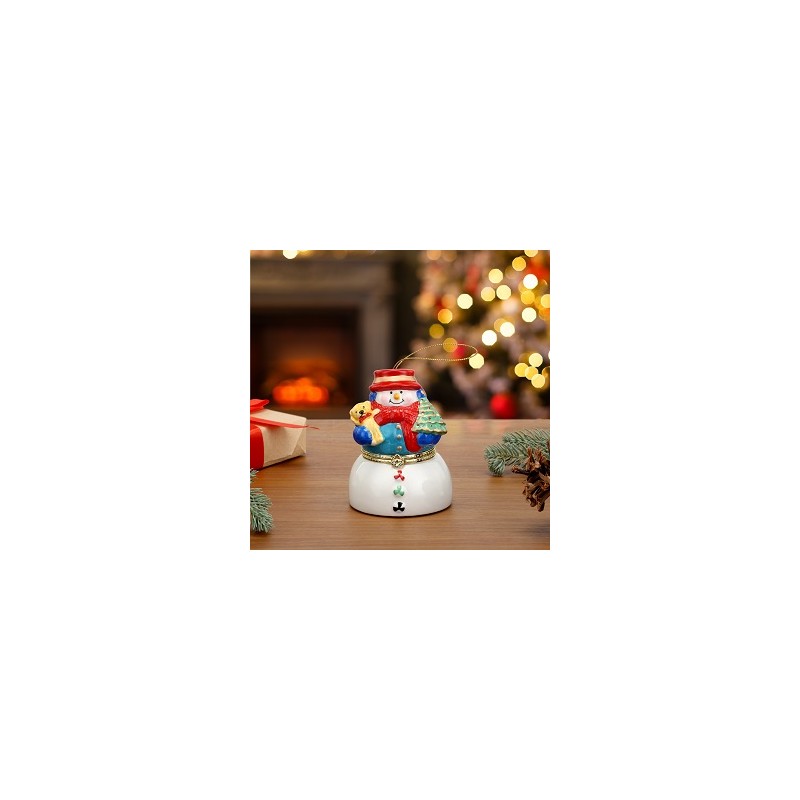 Porcelain Music Boxes – Snowman