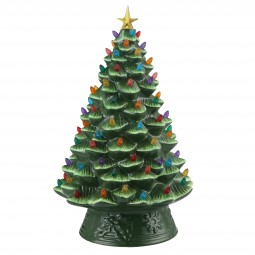 Grün facettierter Weihnachtsbaum 46 cm