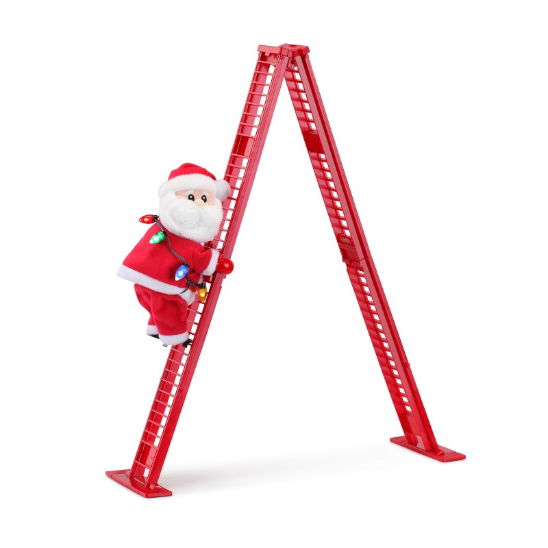 17" Tabletop Climber - Santa