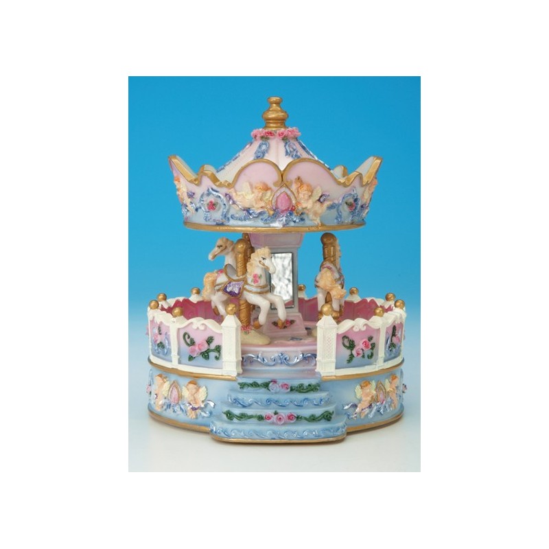 Angel carousel with stairs