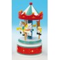 Wooden carousel red / white 170 mm