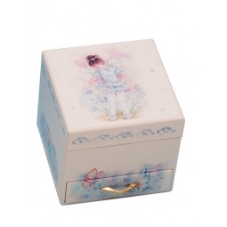 Jewelry box with drawer