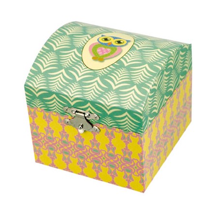 Jewelry box with owl motif