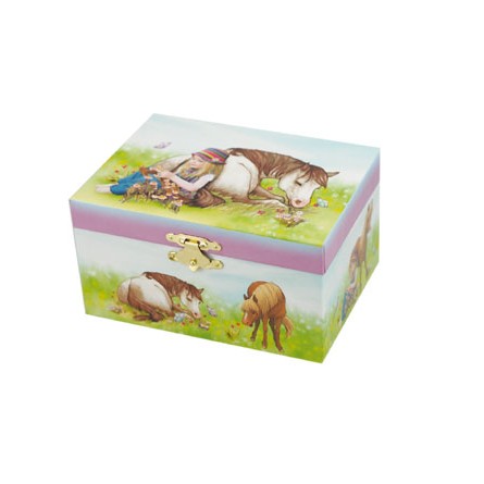 Jewelry box with horse motif