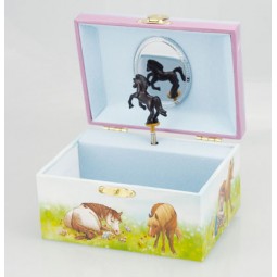 Jewelry box with horse motif