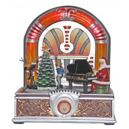 Jukebox avec Père Noël 