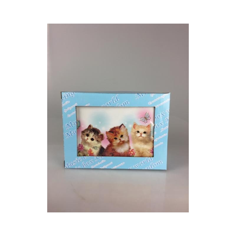Boîte à bijoux motif chats